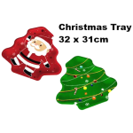 Christmas table decor trays, assorted 36x25cm
